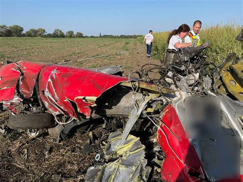 Plane crash during aerial demonstration in Hungary。